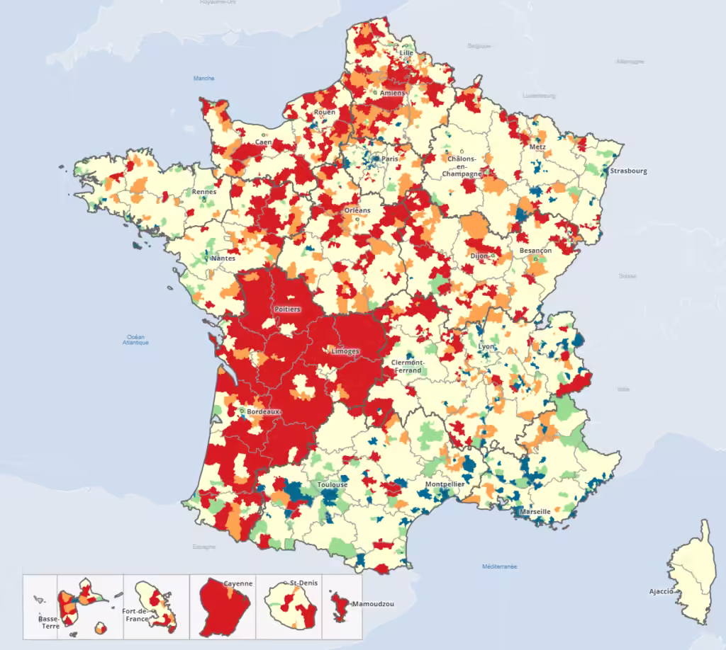 Régulation 2025 zone non prioritaire